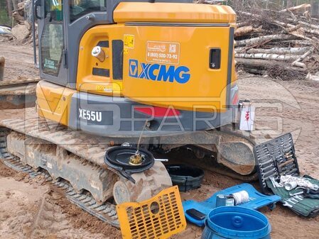 Техническое обслуживание мини-экскаватора XCMG XE55U - 3
